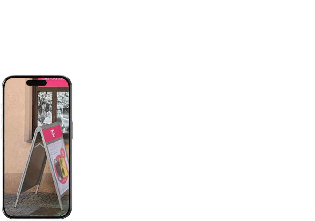 Phone mit Shopansicht